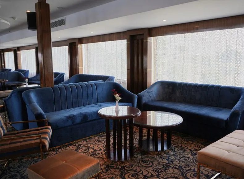 Lounge aboard the Radamis I Nile Cruise Nile cruise